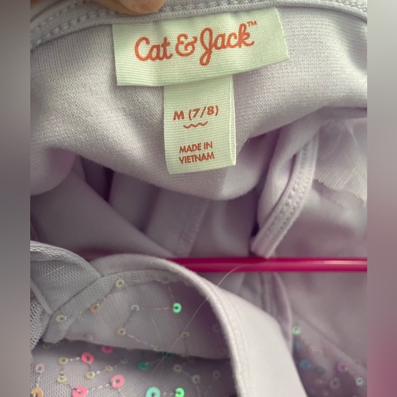 Cat and Jack girls pastel sequined dress - Picture 3 of 3